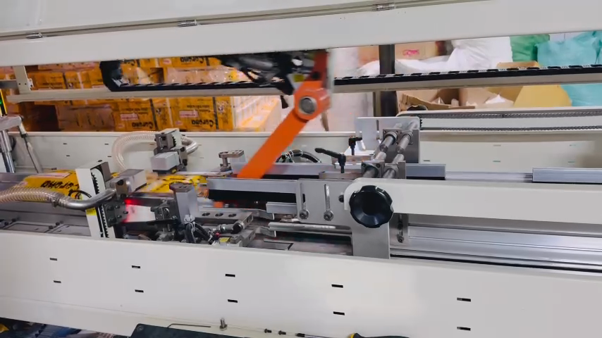 Fully automated paper production line